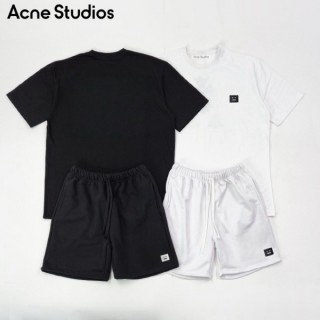 ACN 스마일패치 반팔 반바지 트레이닝 셋업