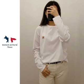 MG 브라운 폭스 헤드 라운드 티셔츠 (20수) (여성)