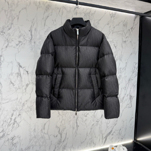 디* 오블리크 테크니컬 자카드 푸퍼 패딩