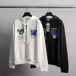 OFF 바시티 후드티