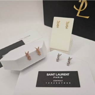 생** YSL 로고 귀걸이