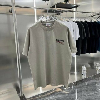 발**** x supreme 웨이브 티셔츠