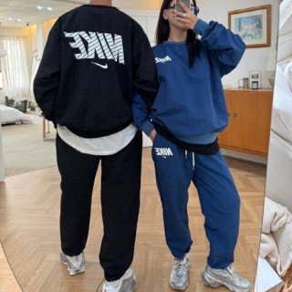 나* 폴라 PU나일론맨투맨셋업 (남여공용)