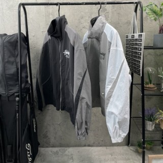 스* STU배색 윈드자켓