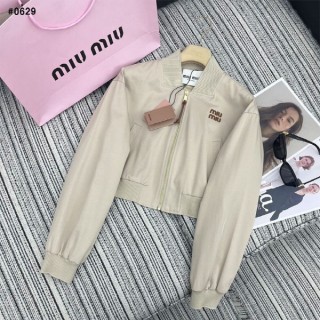 미* 브라운 로고 자켓 (여성)