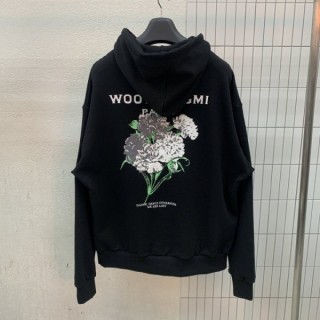 WM 플라워 백로고 후드 티셔츠 NO09
