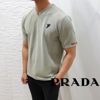 PRD 슬릿 엠보 반팔티셔츠