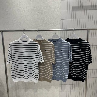 PL 랄프로렌 스트라이프 린넨 반팔 니트