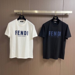 FD 네이비 레터링 로고 라운드 반팔 (남여공용)