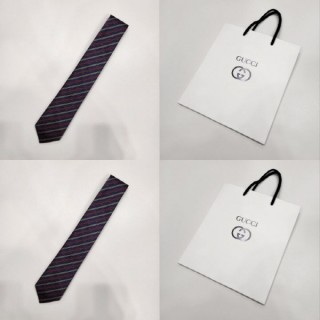 구* 인터로킹 G 사선 실크 넥타이