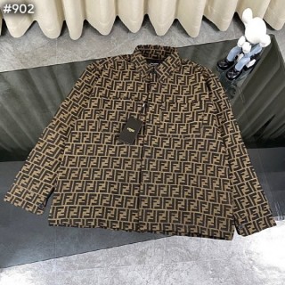펜* FF 자카드 패브릭 셔츠 자켓