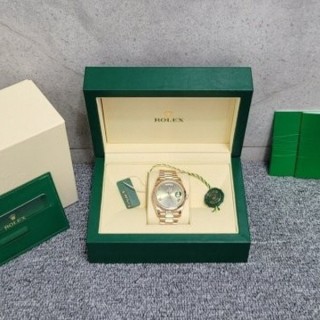 로* 데이데이트 18K로즈골드 금통 (수입최고급)
