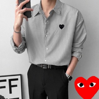 CDG 스트라이프 셔츠
