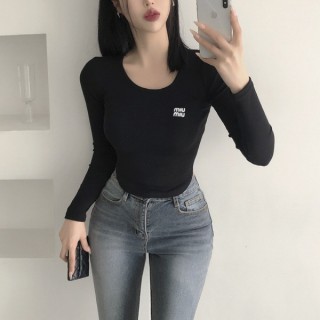 미* 벨벳 라운딩 티셔츠 0025 (여성)