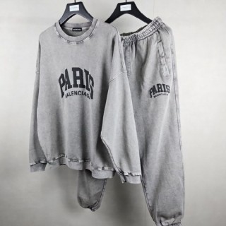 발* 파리 엠보 피그먼트 오버핏 맨투맨 & 팬츠