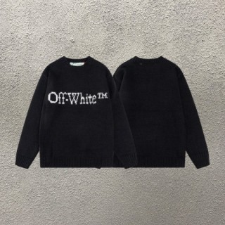오* 로고 디테일 크루넥 스웨터 니트 (남여공용)