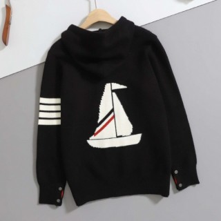 [ T ] 사선 보트 인타르시아 후드 집업