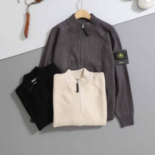 피셔맨 립 코튼 니트 집업