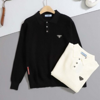 [ P ] 레드탭 포인트 카라 니트