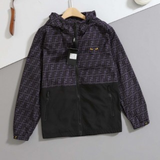 [ F ] FF 멀티로고 후드 바람막이 자켓