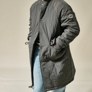 캐* 퀄팅 누빔 롱패딩