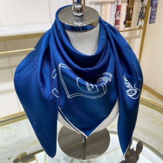 [ C ] ART 악세사리 블루 사각 스카프