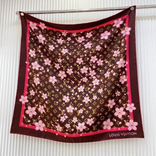 [ L ] 플라워 포인트 사각 스카프