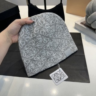 [ L ]시그니처 패턴 비니 모자 -그레이