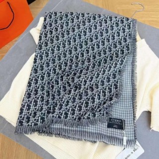 [ D ]오블리크 네이비 스카프