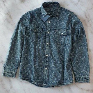 루* 모노그램 데님 자켓