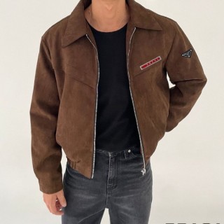 PR 남성 가죽 스웨이드자켓