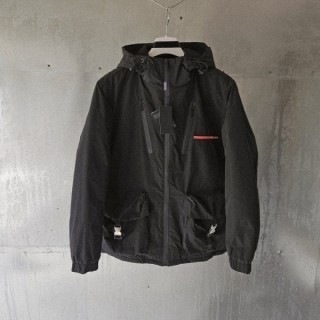 프** 클립포켓 로고 구스 후드자켓