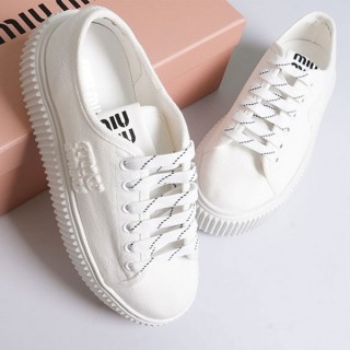 [ M ] 데님 오버솔 화이트 스니커즈