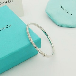 티* 다이아 브레이슬릿 팔찌 화이트 골드