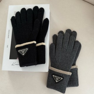 프* 삼각로고 니트 장갑