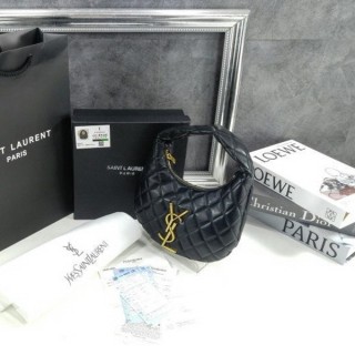 보** 퀼팅 나파 소재 ICARINO 미니백 BLACK (풀박스)