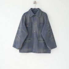 프** 25 디스트레스드 이펙트 데님 자켓 - 수입 (남여공용)