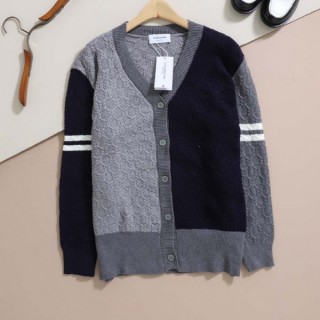 [ T ] 수입 브이넥 배색 삼선 니트 가디건 (여성)