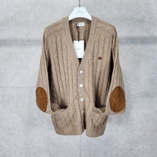 셀* 캐시미어 트리옹프 로고 케이블 가디건 (남여공용)