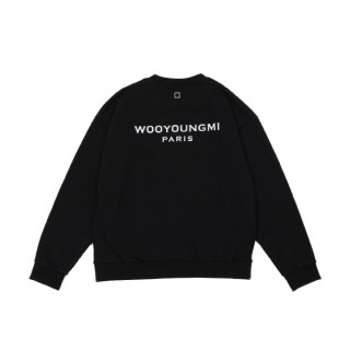 우* 블랙 백로고 맨투맨(블랙) (남여공용)