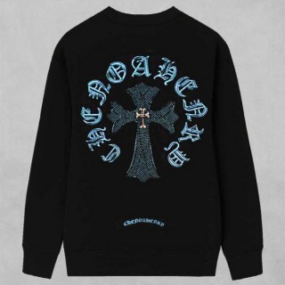 [ C ] 블루 크로스 스틸 로고 빈티지 맨투맨 티셔츠