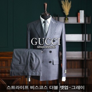 [GG] 스트라이프 비스코스 더블 셋업