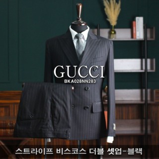 [GG] 스트라이프 비스코스 더블 셋업