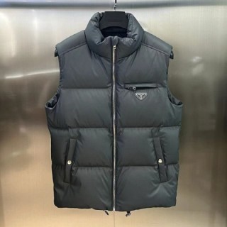 프* 페이크 레더 패딩조끼