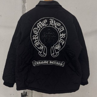 크* 레더카라 패딩자켓