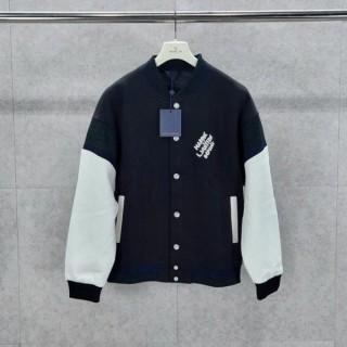 루* 코튼 저지 바시티 블루종 자켓