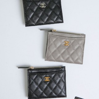 [ C ] 캐비어 클래식 지퍼 카드 케이스