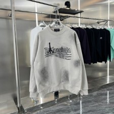 발* 에펠탑 자수로고 맨투맨 워싱 티셔츠