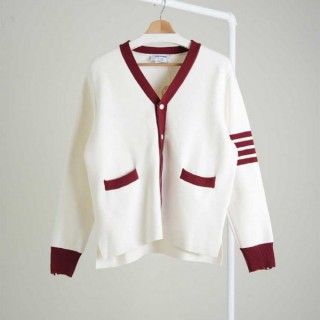 [ T ] 밀라노 스티치 4바 브이넥 럭비 핏 카디건