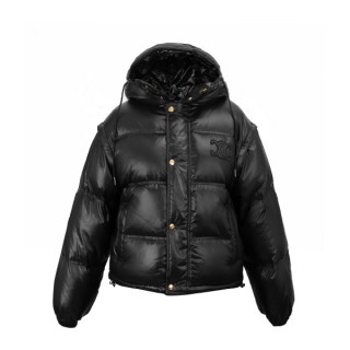 셀* 트리오페 크롭 패딩(블랙)(소매탈부착) (여성)